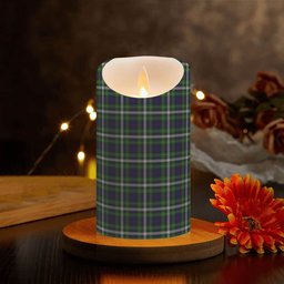ScotsTee Shop Scottish Farquharson Dress Crest Tartan Flameless Candles