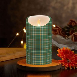 ScotsTee Shop Scottish Forrester Hunting Ancient Crest Tartan Flameless Candles