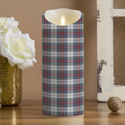 ScotsTee Shop Scottish MacBeth Dress Modern Crest Tartan Flameless Candles
