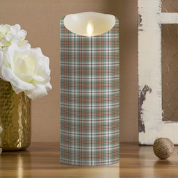 ScotsTee Shop Scottish MacBain Dress Ancient Crest Tartan Flameless Candles