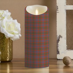 ScotsTee Shop Scottish Lumsden Waistcoat Ancient Crest Tartan Flameless Candles