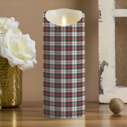 ScotsTee Shop Scottish MacDuff Dress Modern SC Crest Tartan Flameless Candles