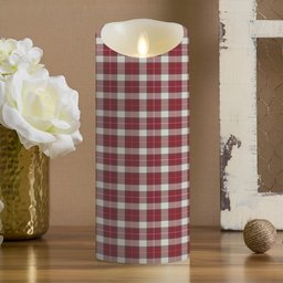 ScotsTee Shop Scottish MacFie Dress Modern Crest Tartan Flameless Candles