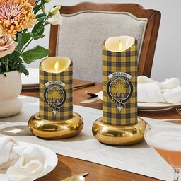 ScotsTee Shop Scottish MacLeod of Lewis Ancient SC Crest Tartan Flameless Candles