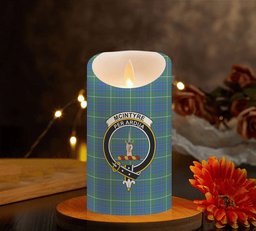 ScotsTee Shop Scottish McIntyre Hunting Ancient Crest Tartan Flameless Candles