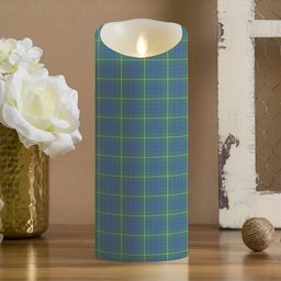 ScotsTee Shop Scottish McIntyre Hunting Ancient Crest Tartan Flameless Candles