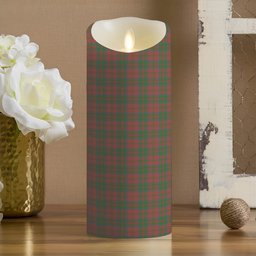 ScotsTee Shop Scottish McDonald of Glencoe Ancient Crest Tartan Flameless Candles