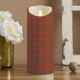 ScotsTee Shop Scottish McDonald of Sleat Ancient Crest Tartan Flameless Candles