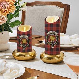 ScotsTee Shop Scottish McLeod of Raasay Ancient Crest Tartan Flameless Candles