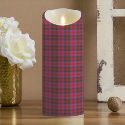 ScotsTee Shop Scottish McGowan Portrait Modern Crest Tartan Flameless Candles