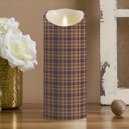 ScotsTee Shop Scottish McKay of Strathnaver Ancient Crest Tartan Flameless Candles
