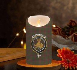 ScotsTee Shop Scottish McGillivray Hunting Crest Tartan Flameless Candles