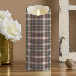 ScotsTee Shop Scottish McFarlane Dress Ancient Crest Tartan Flameless Candles