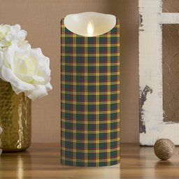 ScotsTee Shop Scottish McMillan Old Modern Crest Tartan Flameless Candles