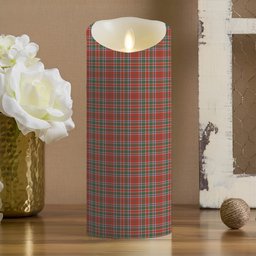 ScotsTee Shop Scottish McDonald of Lochmaddy Ancient Crest Tartan Flameless Candles