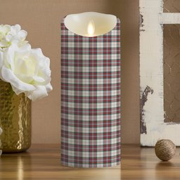 ScotsTee Shop Scottish McLean Dress Modern Crest Tartan Flameless Candles