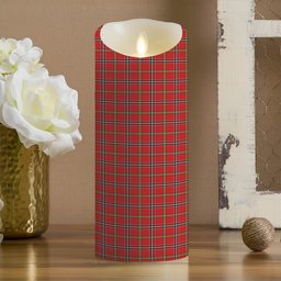 ScotsTee Shop Scottish Meldrum Dress Modern Crest Tartan Flameless Candles