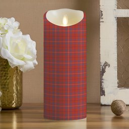 ScotsTee Shop Scottish Rose of Kilravock Ancient Crest Tartan Flameless Candles