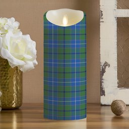ScotsTee Shop Scottish Wishart Hunting Ancient Clan Crest Tartan Flameless Candles