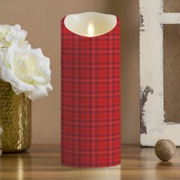 ScotsTee Shop Scottish Rose of Kilravock Modern Crest Tartan Flameless Candles