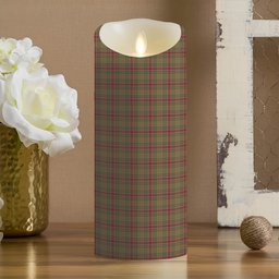 ScotsTee Shop Scottish Sutherland of Duffus Crest Tartan Flameless Candles