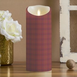 ScotsTee Shop Scottish Stirling of Keir Ancient Crest Tartan Flameless Candles