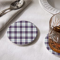 ScotsTee Shop Scottish Alexander of Menstry Dress Ancient Tartan Drinks Coasters – Wood, Rubber, Ceramic