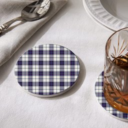 ScotsTee Shop Scottish Alexander of Menstry Dress Modern Tartan Drinks Coasters – Wood, Rubber, Ceramic