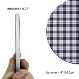 ScotsTee Shop Scottish Alexander of Menstry Dress Modern Tartan Drinks Coasters – Wood, Rubber, Ceramic