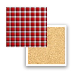 ScotsTee Shop Scottish Brodie Dress Modern Tartan Drinks Coasters – Wood, Rubber, Ceramic