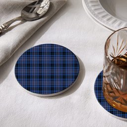 ScotsTee Shop Scottish Brodie Countryfare Modern Tartan Drinks Coasters – Wood, Rubber, Ceramic