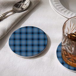 ScotsTee Shop Scottish Brodie Countryfare Ancient Tartan Drinks Coasters – Wood, Rubber, Ceramic