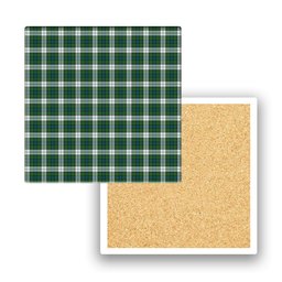 ScotsTee Shop Scottish Black Watch Dress Ancient Tartan Drinks Coasters – Wood, Rubber, Ceramic