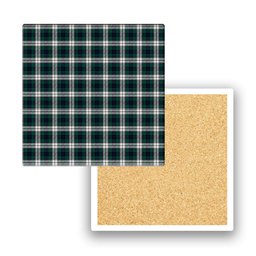 ScotsTee Shop Scottish Black Watch Dress Modern Tartan Drinks Coasters – Wood, Rubber, Ceramic