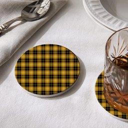 ScotsTee Shop Scottish Barclay Dress Ancient Clan Tartan Drinks Coasters – Wood, Rubber, Ceramic