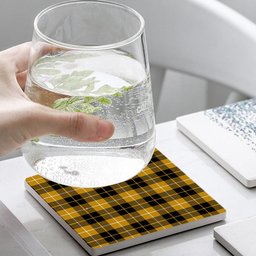 ScotsTee Shop Scottish Barclay Dress Ancient Clan Tartan Drinks Coasters – Wood, Rubber, Ceramic