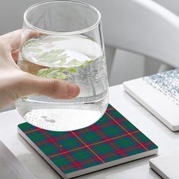 ScotsTee Shop Scottish Cairns of Finavon Ancient Tartan Drinks Coasters – Wood, Rubber, Ceramic