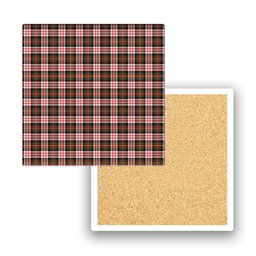 ScotsTee Shop Scottish Carnegie Dress Modern Tartan Drinks Coasters – Wood, Rubber, Ceramic