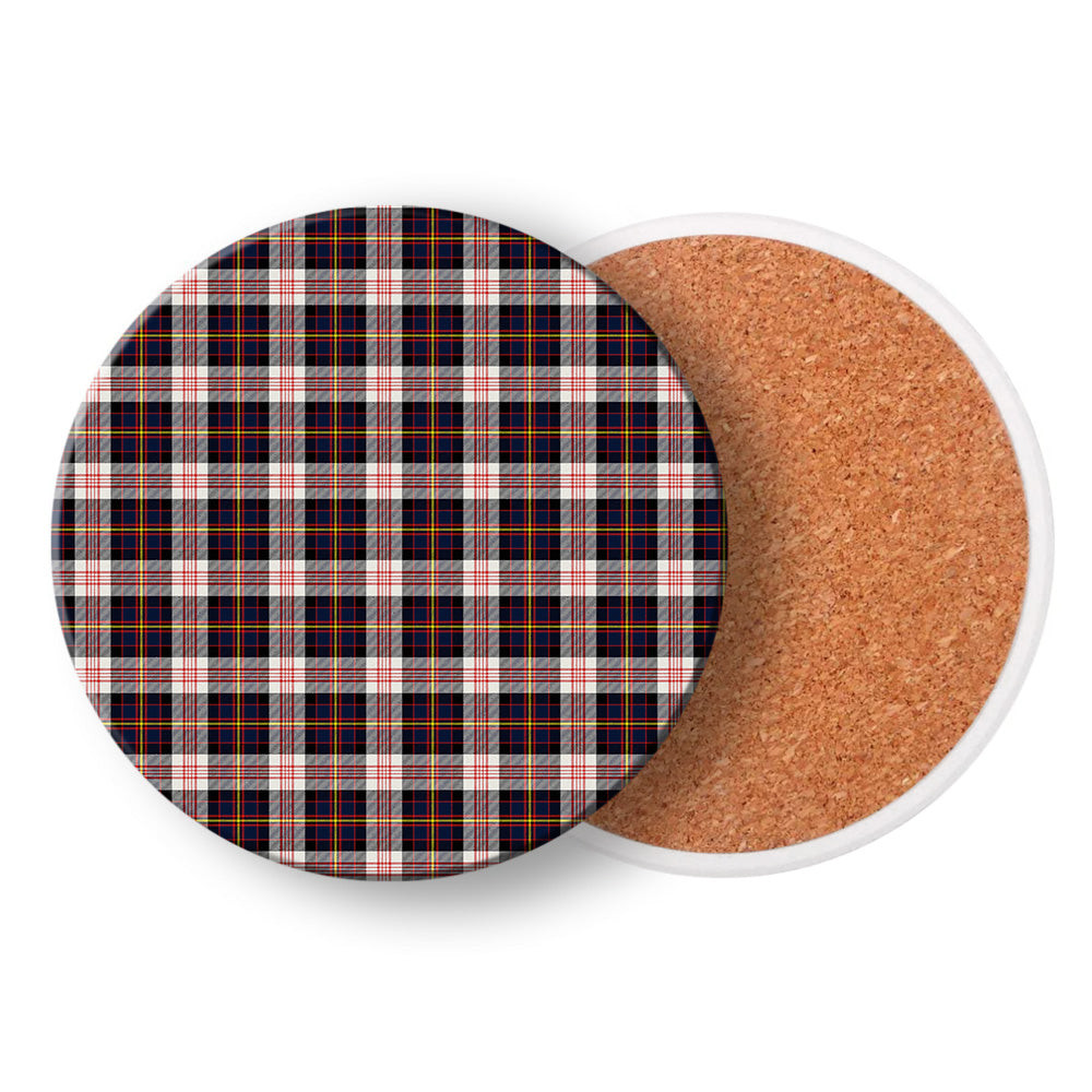 ScotsTee Shop Scottish Cameron of Erracht Dress Modern Tartan Drinks Coasters – Wood, Rubber, Ceramic