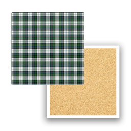ScotsTee Shop Scottish Campbell of Cawdor Dress Ancient Tartan Drinks Coasters – Wood, Rubber, Ceramic