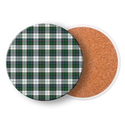 ScotsTee Shop Scottish Campbell of Cawdor Dress Ancient Tartan Drinks Coasters – Wood, Rubber, Ceramic