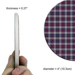 ScotsTee Shop Scottish Cooper Dress Dalgliesh 1 Tartan Drinks Coasters – Wood, Rubber, Ceramic