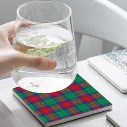 ScotsTee Shop Scottish Cranstoun Dress Modern Tartan Drinks Coasters – Wood, Rubber, Ceramic