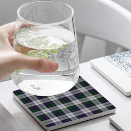 ScotsTee Shop Scottish Campbell of Cawdor Dress Tartan Drinks Coasters – Wood, Rubber, Ceramic