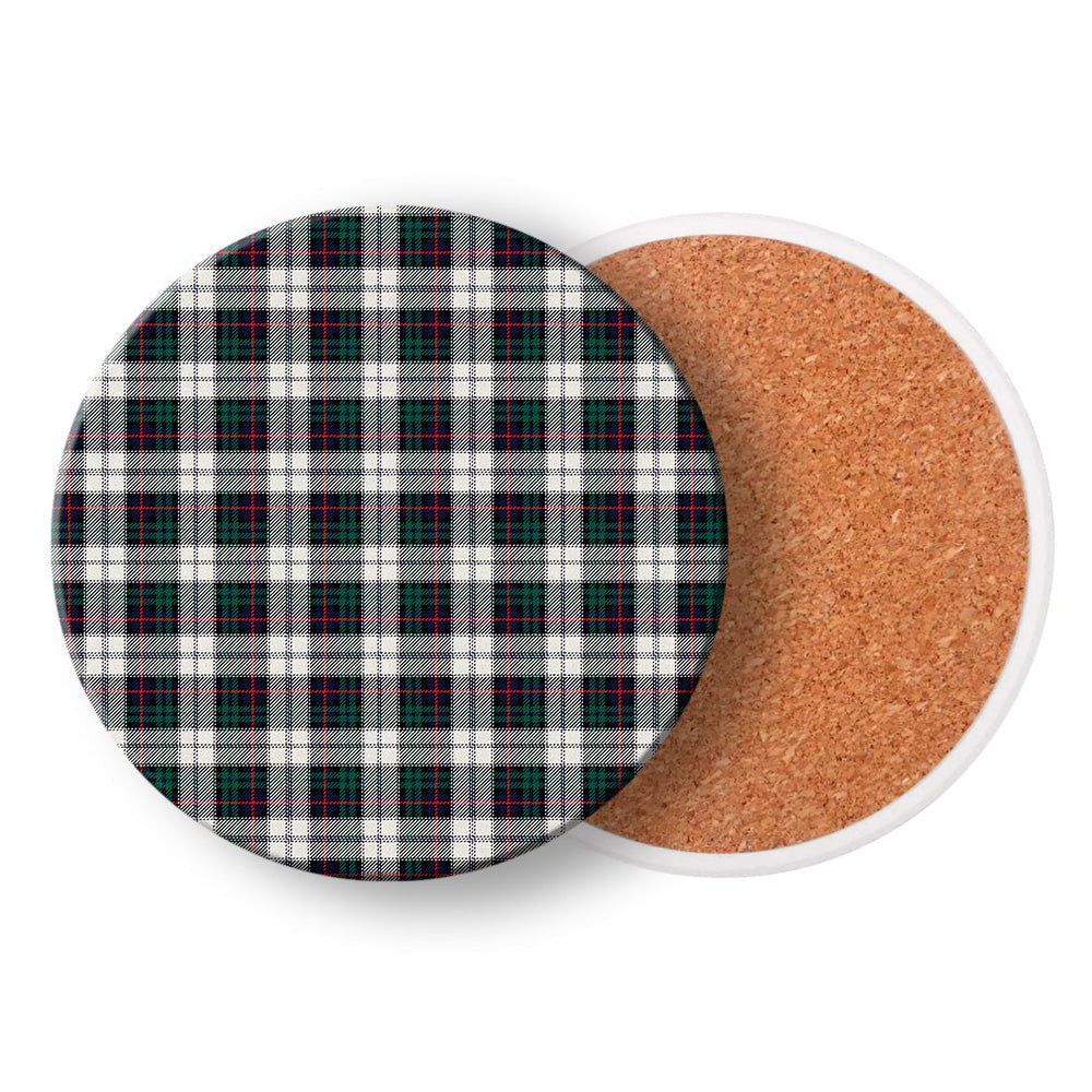 ScotsTee Shop Scottish Campbell of Cawdor Dress Modern Tartan Drinks Coasters – Wood, Rubber, Ceramic