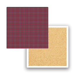 ScotsTee Shop Scottish Burnett Hunting Modern Tartan Drinks Coasters – Wood, Rubber, Ceramic
