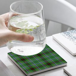 ScotsTee Shop Scottish Duncan of Sketraw Ancient Tartan Drinks Coasters – Wood, Rubber, Ceramic
