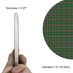 ScotsTee Shop Scottish Gayre Dress Tartan Drinks Coasters – Wood, Rubber, Ceramic