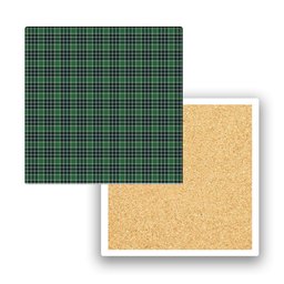ScotsTee Shop Scottish Donald Lord of the Isles Hunting Modern Tartan Drinks Coasters – Wood, Rubber, Ceramic