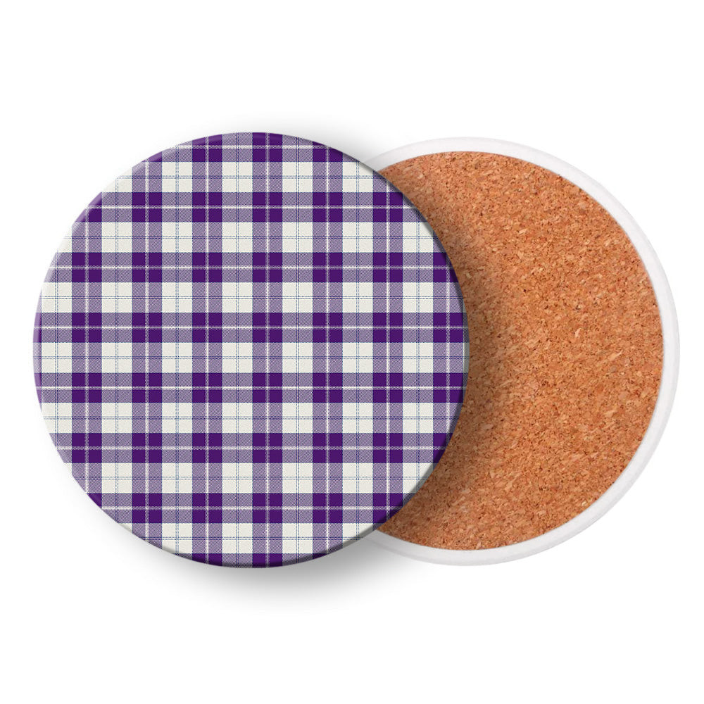 ScotsTee Shop Scottish Dunlop Dress Modern Tartan Drinks Coasters – Wood, Rubber, Ceramic